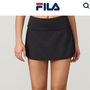 FILA Women's Black 13½" Performance Athletic Skort XS